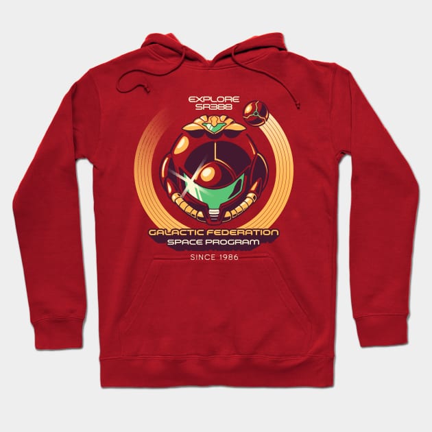 Galactic Federation Hoodie by Ilustrata